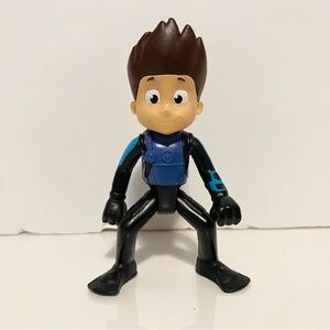 Ryder Paw Patrol Sea Action Figure Blue Black Scuba Toy ATV Rider
